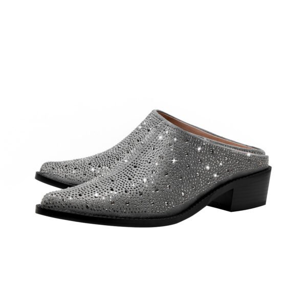 Pointed Toe Flat Mules Slip-on Shoes  Platform Heel  Casual Wear All-Season Solid Color Comfortable Shoes - 图片 6