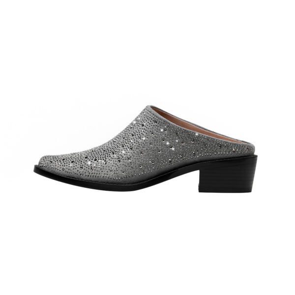 Pointed Toe Flat Mules Slip-on Shoes  Platform Heel  Casual Wear All-Season Solid Color Comfortable Shoes - 图片 4