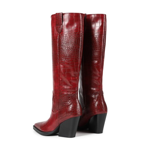 Women's High Heels Knee High Boots Winter Fashion Boots - 图片 11