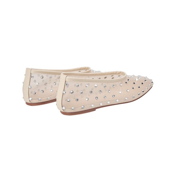 Ladies' Rhinestone Mesh Lightweight Flat Skate Shoes Breathable  Suitable Daily Wear casual Women's Shoes - 图片 6