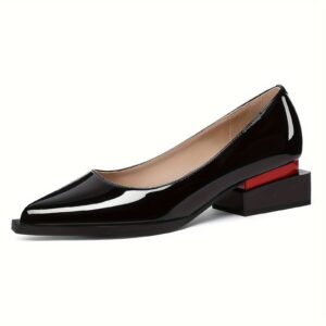 Black Pointed Toe Flat Shoes